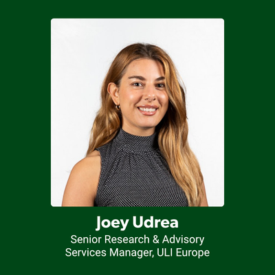 Joey Udrea, Senior Research & Advisory Services Manager, ULI Europe